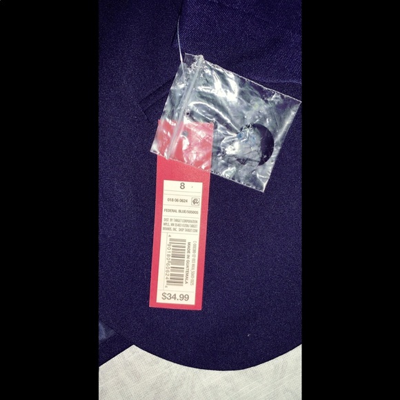 Merona blue blazer sz 8 - Picture 2 of 2